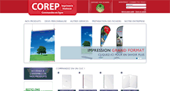 Desktop Screenshot of corep-imprimerie.com
