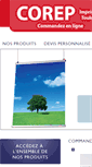 Mobile Screenshot of corep-imprimerie.com